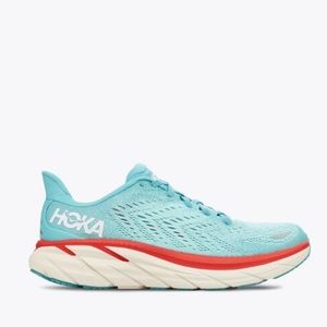 HOKA CLIFTON 8’s women’s size 10.5 • aquarelle/eggshell